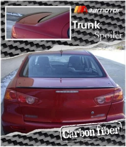 Alerón trasero de fibra de carbono para MITSUBISHI Lancer Evolution EVO 10 2008-15 - Imagen 1 de 1