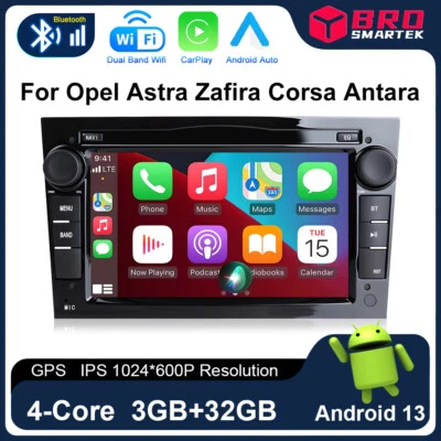 7in Carplay Autoradio Für Opel Astra H Corsa C D Zafira B GPS Navi DAB+ Kamera - Bild 1 von 4