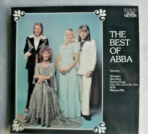 ABBA Best of Import 12" 33rpm 1970s LP record Mama Mia Waterloo Ring Ring SOS - Picture 1 of 16