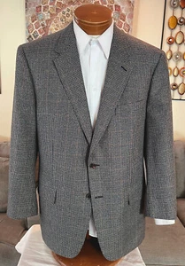 Zanella Mens Silk Wool Blend Multicolor 2 Btn Blazer Jacket Sz 44 R NEW NWOT - Picture 1 of 9