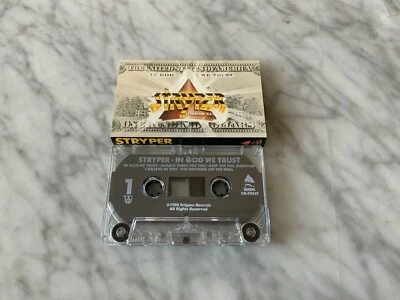 Stryper In God We Trust CASSETTE Tape 1988 Enigma D4-73317 RARE! OOP! - Image 1 of 3