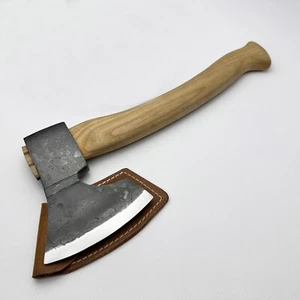 Hand-Forged Carving Axe – 52100 Steel Blade, Ash Handle, Gift for Carpenter - Picture 1 of 11