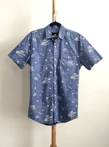 Corona Vintage Y2K Short Sleeve Button Down Shirt Men’s Size Small - Picture 1 of 5