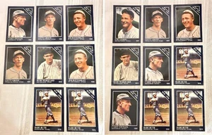 The Sporting News MLB Trading Cards CHOOSE 1 Sheet B Ruth L Grove L Gehrig SNCC - Picture 1 of 5