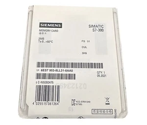 6ES7953-8LL31-0AA0 Neu Versiegelt Siemens SIMATIC S7-300 MMC 6ES7 953-8LL31-0AA0 - Picture 1 of 4