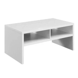 Convenience Concepts Coffee Table 18" H, Rectangle Particle Board W/ Shelves - Picture 1 of 4