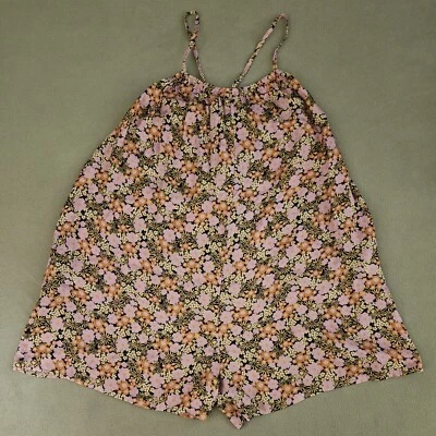 Topshop Ditsy Chuck On Mini Romper in Multicolor Floral Design Women's Size 2 - Image 1 of 4