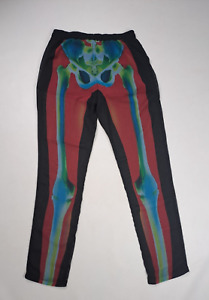 Adidas Originals Oray Skeleton Track Pants    Black Red ASO Rita Ora RARE size S