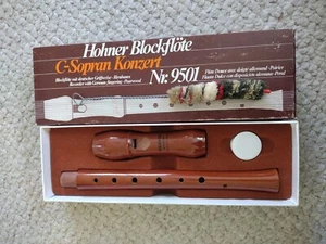 Hohner Blockflote Nr. 9501 Recorder Flute Pearwood COMPLETE W/Box NG - Picture 1 of 9