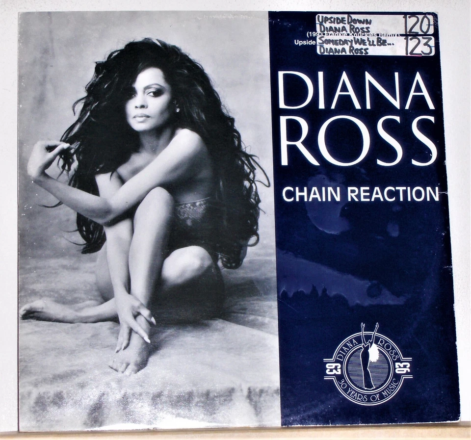 Diana Ross ‎- Chain Reaction - 1993 Italy Maxi Single Record - Vinyl Excellent - Image 1 of 2