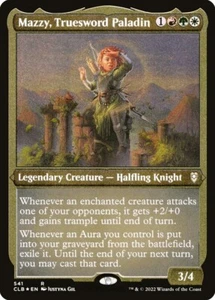 Mazzy, Truesword Palad Lámina Grabada (Casi Como Nuevo Casi Nuevo) Magic Gathering - Commander Baldur's Gate - Imagen 1 de 1