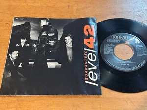 LEVEL 42 Guaranteed 1991 MEXICO 7" PROMO 45 Pop Rock - Picture 1 of 5