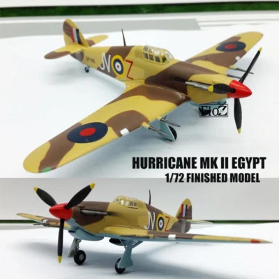 WWII BRITISH HURRICANE MK II 6 Sqn 1942 EGYPT 1/72 aircraft plane Easy model - Image 1 of 4