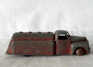 SPARES REPAIRS Vintage PLAYWORN DAMAGED DINKY Toy Car Tanker Truck #61 - Picture 1 of 8