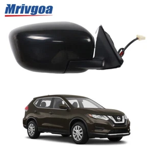 Espejo retrovisor lateral derecho pasajero Nissan Rogue 14-20 eléctrico sin calefacción 3 pines negro - Imagen 1 de 6