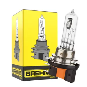 2x BREHMA Germany H15 12V 15/55W bulbs globes Classic Halogen headlight - Picture 1 of 3