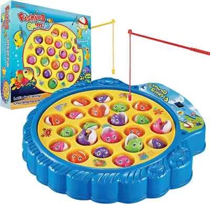 Haktoys Fishing Game for Kids & Toddlers – Battery-Operated Rotating Fishing Toy - Picture 1 of 1