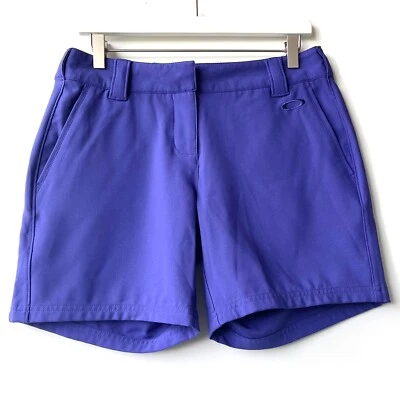 Oakley OHydrolix Cassis Golf Shorts Womens Size 8 Purple Athleisure Outdoor - Изображение 1 из 4