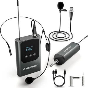 Phenyx Pro Single Digital Wireless Microphone System, w/Mini Receiver. - Picture 1 of 6