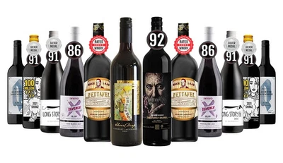Top-Shelf Premium Red Wine Mix 12x750ml RRP $274.00 Free S/R - image 1 of 4