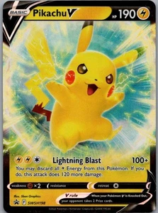 #SWSH198 Pikachu V SWSH: Sword & Shield Promo Cards Promo - Picture 1 of 2