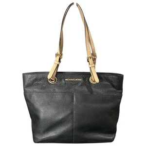 Borsa borsetta Michael Kors Bedford media superiore tasca zip nera usata in ottime condizioni - Foto 1 di 8