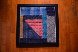 Arazzo Lana Missoni Firmato Gronoble ’92 Vintage Modernariato con cornice - Foto 1 di 6