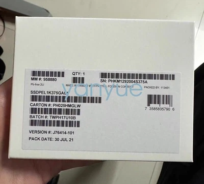 INTEL 375GB SSD DC P4801X OPTANE M.2 22110 PCIE X4 SSDPEL1K375A01 60DWPD 41PBW - Image 1 of 4