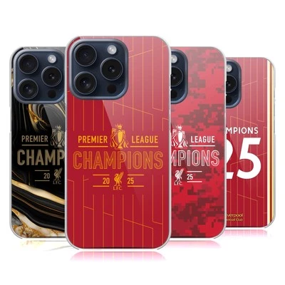 FUNDA TRASERA LIVERPOOL FC LFC 2025 PREMIER LEAGUE CHAMPIONS PARA TELÉFONOS APPLE iPHONE Foto 1 de 4