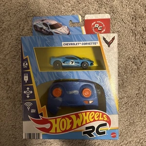 Hot Wheels RC 1:64 Scale C8 Corvette Rechargeable Remote Control Vehicle NEW! - Picture 1 of 2