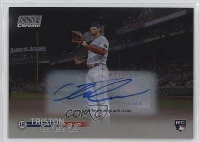 2023 Topps Stadium Club Chrome Auto /25 Triston Casas #250 Rookie Auto RC - Image 1 of 2