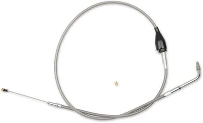 Kit de cables inactivos trenzados de vinilo/ino inoxidable negro LA Choppers - 15 pulgadas - 17 pulgadas Colgador de mono Foto 1 de 4