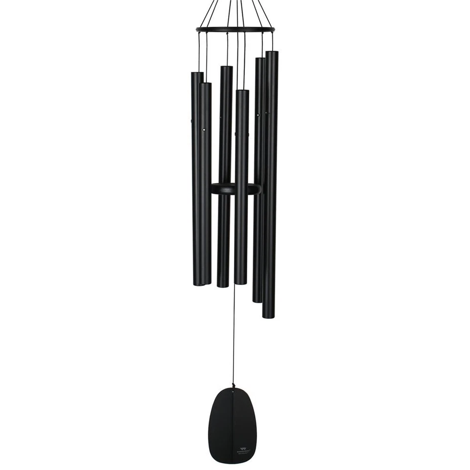 "Woodstock BPLK Signature Collection Large Bells of Paradise Chime, Black"