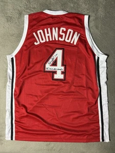 Larry Johnson Autographed "Grandmama" Custom Jersey JSA COA - Picture 1 of 8