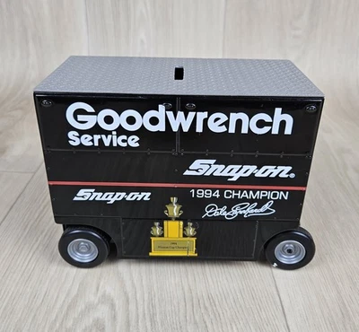 Dale Earnhardt #3 GM Goodwrench Snap-On 1994 Champ Pit Wagon Coin Bank 1/16 Cast - Image 1 of 4