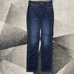 White House Black Market WHBM Cashmere Denim High Rise Slim Jeans. Size 00 - Picture 1 of 10