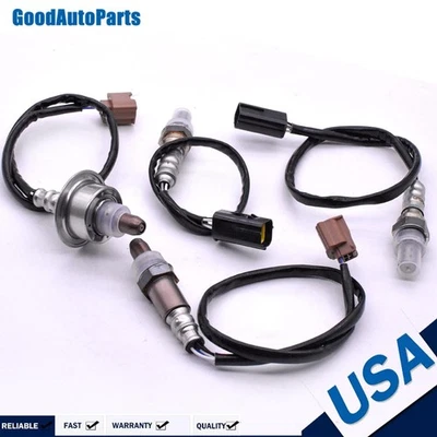 4X Oxygen Sensor O2 Fit Nissan 2011 Murano 2014 Maxima 3.5L Upstream+Downstream - Image 1 of 4