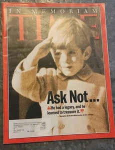 Time Magazine Aug 2 1999 JFK Jr Special In Memoriam Issue Ask Not S.E. Kennedy   - Picture 1 of 2