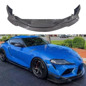 Carbon Fiber S Style Front Bumper Lip for GR Supra A90 A91 MKV Front Lip - Picture 1 of 8