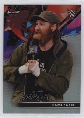 2021 Topps Finest WWE Refractor Sami Zayn #68 - Image 1 of 2