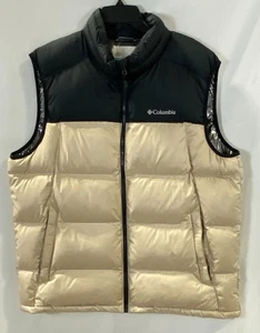 Columbia Men's Beige Omni-Heat Puffer Vest XL - Picture 1 of 9
