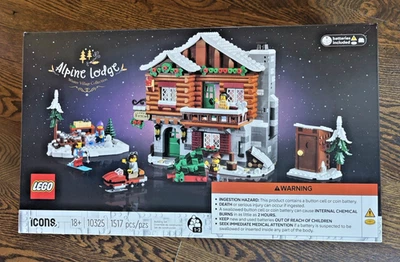 Lego 10325 Alpine Lodge Set Icons Winter Village Christmas NEW - Image 1 of 4