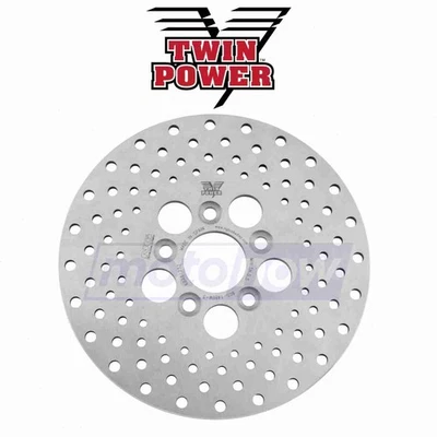 Twin Power Rear Solid Hole Rotor for 2010-2013 Harley Davidson FLTRX Road xb Foto 1 de 4