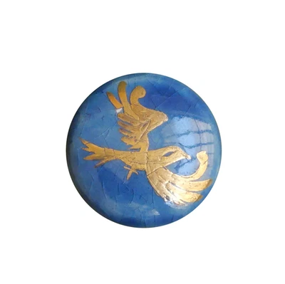 Button Antique - Designer - Ceramic - 25 MM - French Designer Button - Image 1 of 4