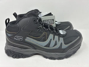 Skechers Herren Holdredge Rebem Arbeitsstiefel, schwarz Leder/anthrazitfarbener Besatz, 11 US - Bild 1 von 5