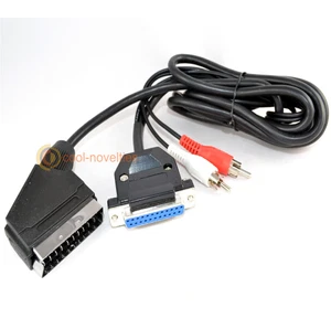 COMMODORE AMIGA ALL MODELS BRAND-NEW RGB SCART TV CABLE - 1.5 METRES - Picture 1 of 2