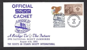 1993 US Boy Scout National Jamboree Fort AP Hill SOSSI Official cachet - Picture 1 of 1