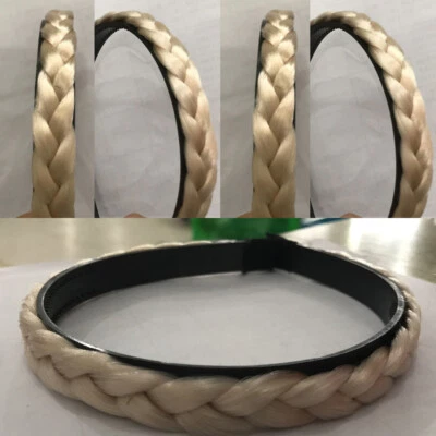 Волосы заплетенный плетеный обруч синтетическая повязка для волос для женщин девочек 17Colors ✿ - Изображение 1 из 4