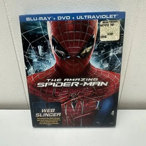The Amazing Spider-Man Blu-ray DVD Three-Disc Combo Movie Andrew Garfield - Foto 1 di 9