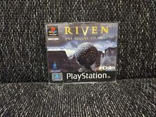 Riven The Sequel to Myst PlayStation 1 Ps1 Psone PAL alle 5 CDs deutsch